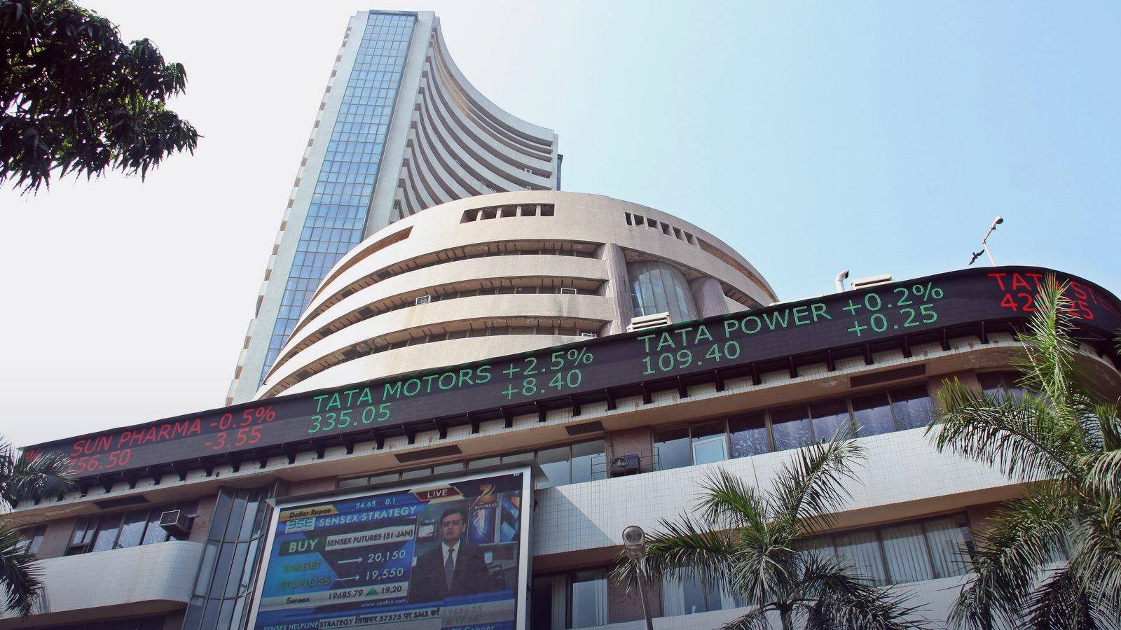 The BSE building on Dalal Street, Mumbai